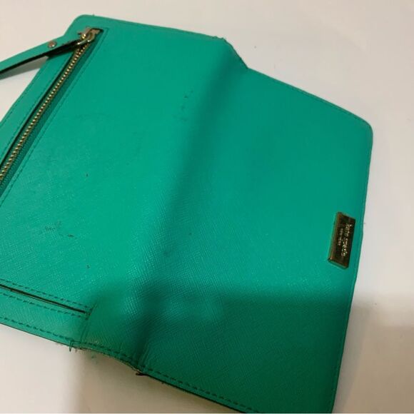Kate spade teal wallet - Picture 4 of 5